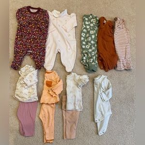 Girls 0-3 month outfits